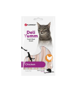Flamingo Deli Yumm Fresh Tavuklu Likit Kedi Ödülü 5x14gr 6 lı skt:11/25