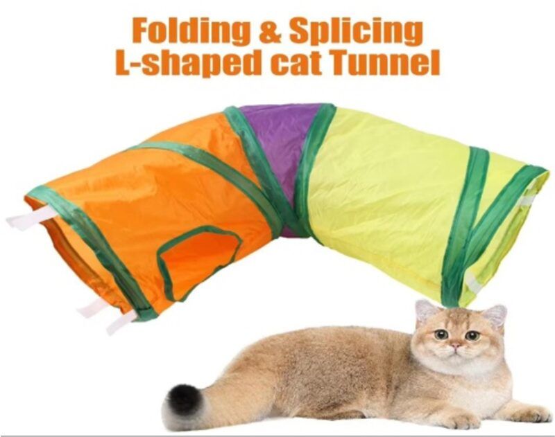 Kedi Oyun Tüneli L Model 48x46x25 Cm