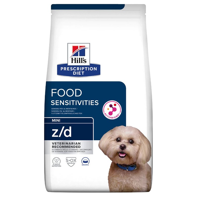 Hills Food Sensitivities Z/D Mini Köpek Gıda Hassasiyeti 1 Kg Skt:09/26