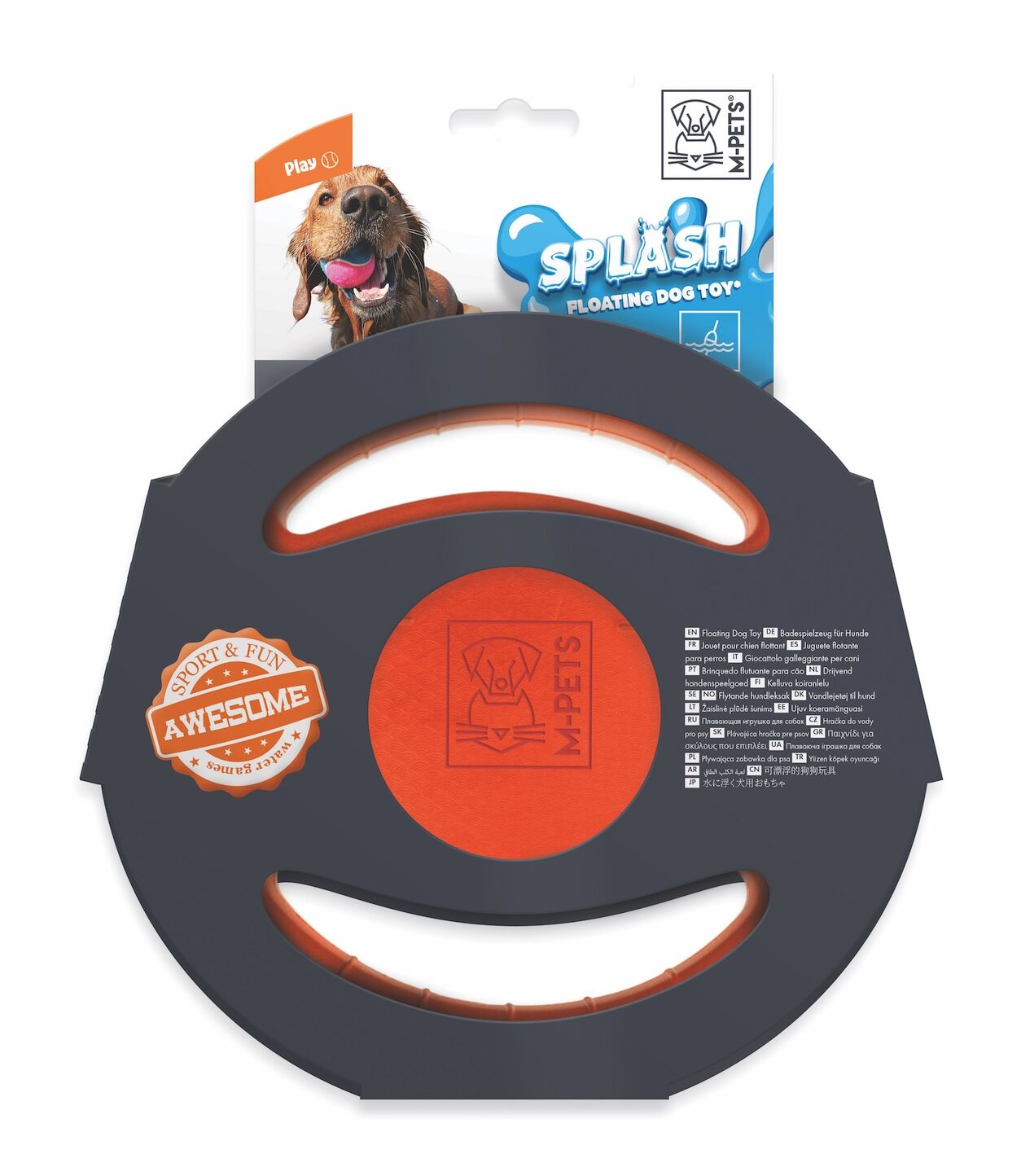 10615099 M-Pets Splash Frısbees Floatıng Oyuncak