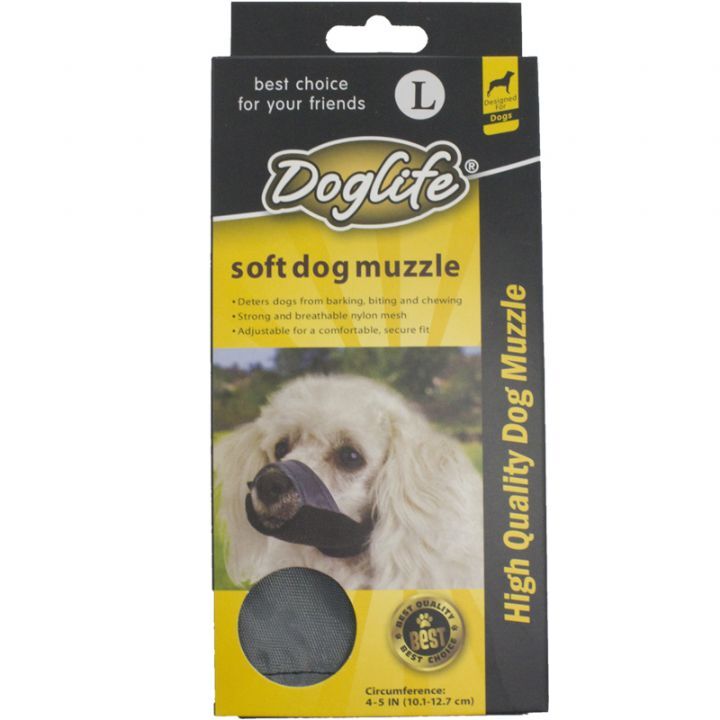 201447-Doglife Köpekler İçin Soft Bez Ağızlık (L)