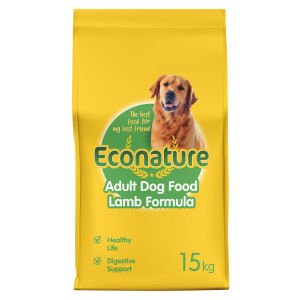 Econature Kuzulu Yetişkin Köpek Maması 15kg (Sarı Ambalaj) Skt:11/27