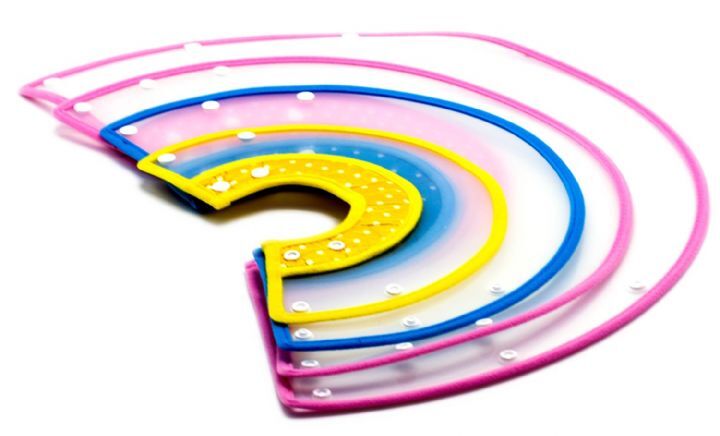 201725-Doglife Desenli Elizabeth Yakalık Tasma 4Lü S-M-L-Xl