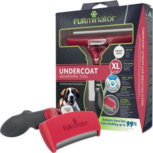 Furminator Shorthair Uzun Tüylü Dev Irk Köpekler İçin Köpek Tarağı XLarge T691745