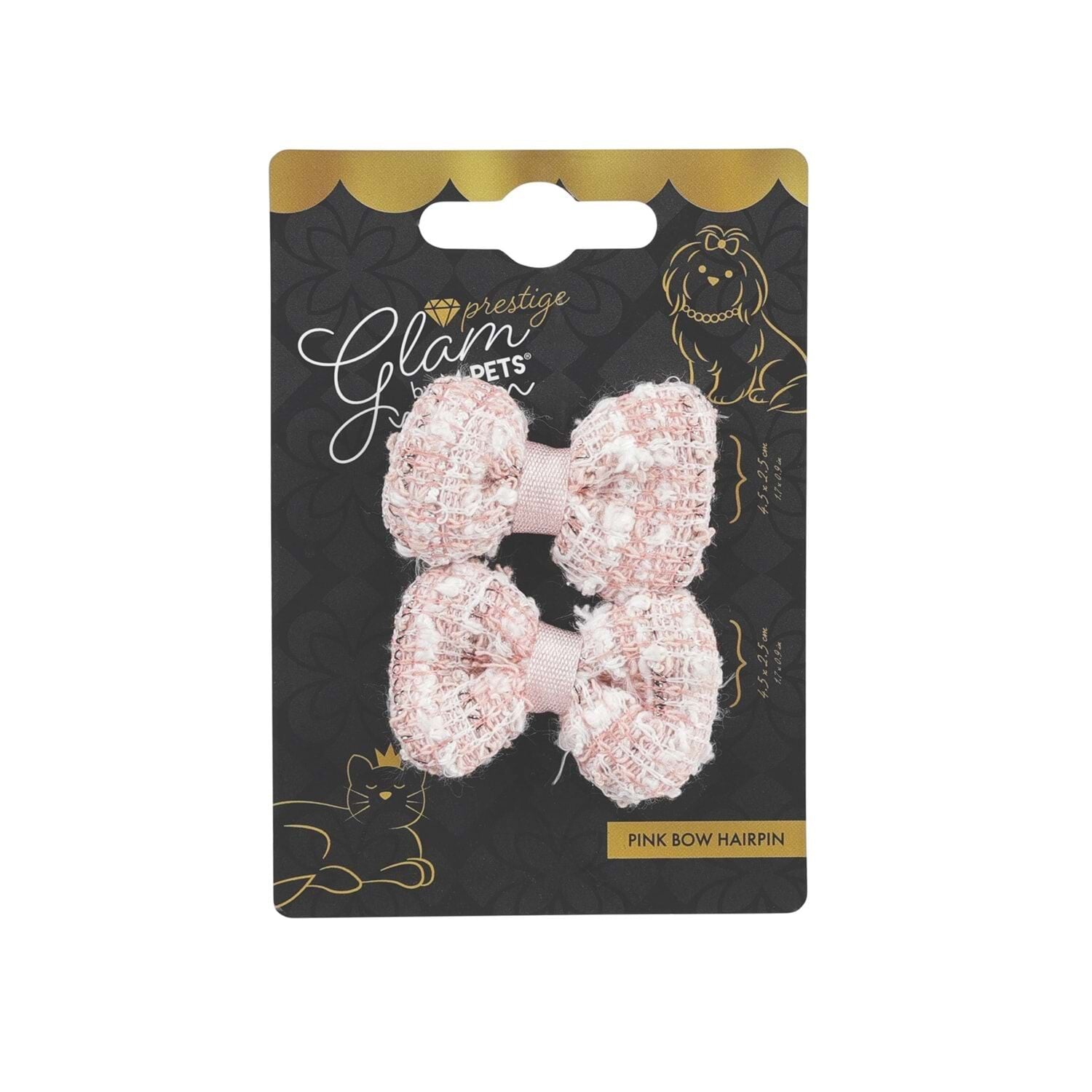 60801699 M-Pets Glam Prestige Aksesuar Toka Pink