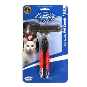 Cat Doglife Kedi Ve Köpekler İçin Çift Sıralı Tırmık Tarak 11X16 Cm