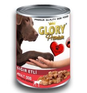 Glory Parça Sığır Etli Yetişkin Köpek Konserve Maması 400 Gr 12 li  skt:11/28
