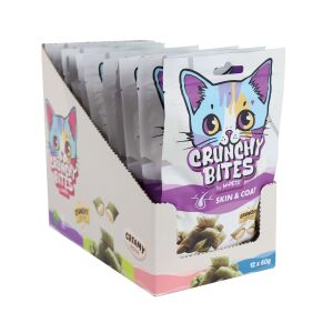 29015699 M-Pets Crunchy Bites Skin&Coat  Fonksiyonel Kedi Ödülü 60 gr skt:03/28
