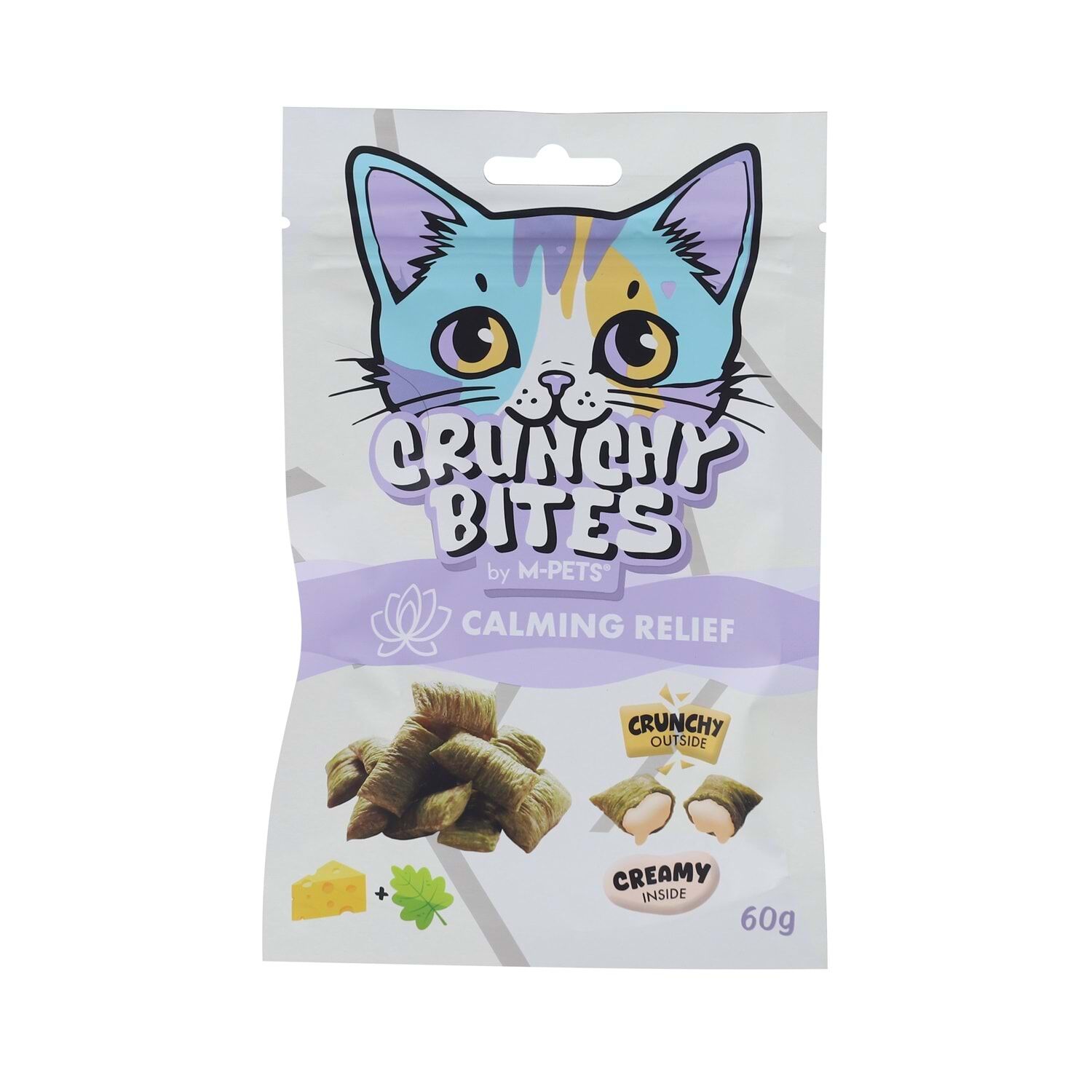 29016199 M-Pets Crunchy Calming Relief Fonksiyonel Kedi Ödülü 60 gr skt:03/28