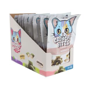 29015899 M-Pets Crunchy  Bites Ageing 5+ Fonksiyonel Kedi Ödülü 60 gr skt:03/28