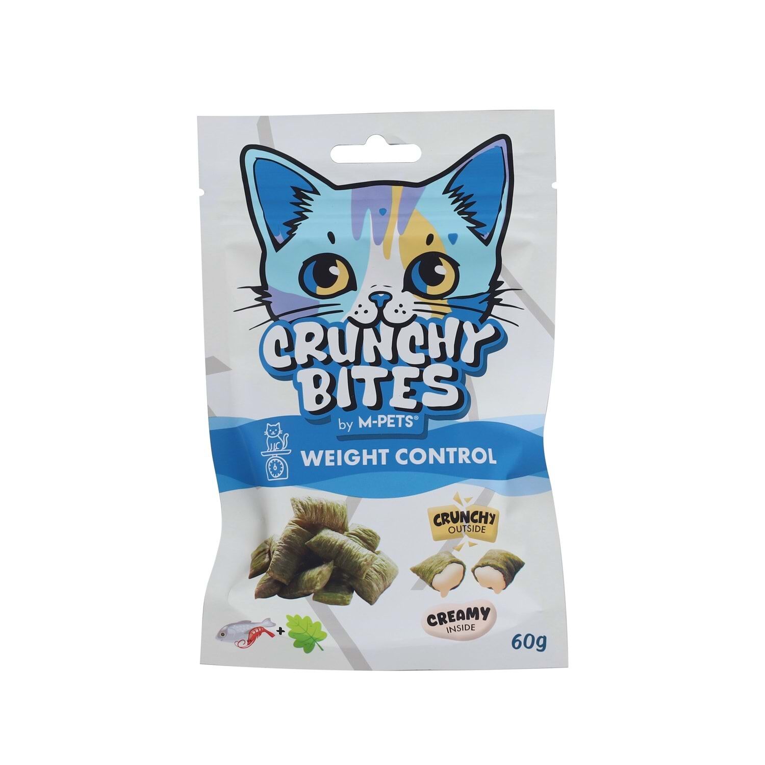 29016399 M-Pets Crunchy Bites Weight Control Fonksiyonel Kedi Ödülü 60 gr skt:03/28
