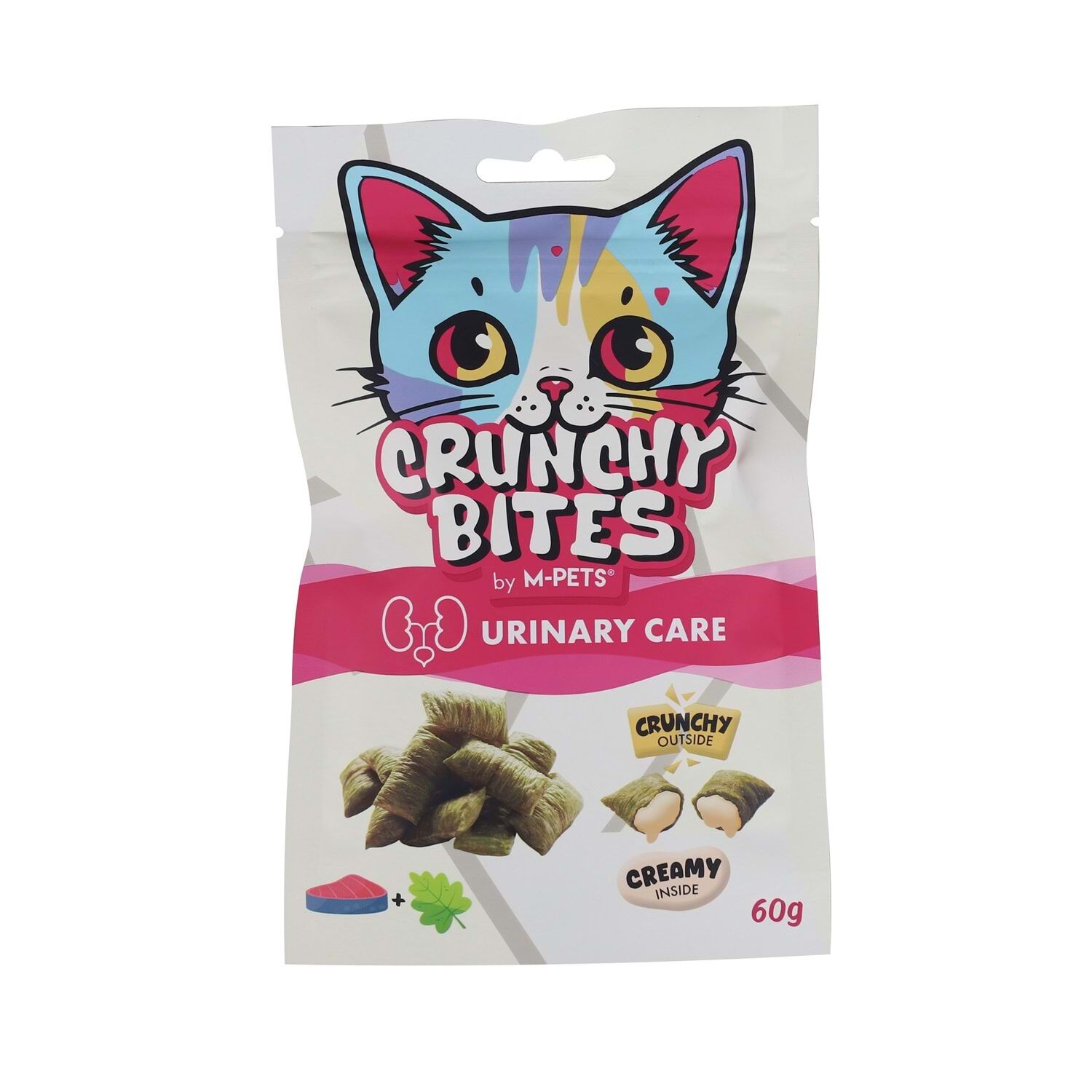 29016099 M-Pets Crunchy Bites Urinary Care Fonksiyonel Kedi Ödülü 60 gr skt:03/28