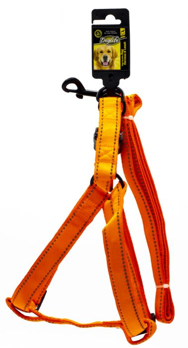 202479-Doglife Köpekler İçin Fosforlu Göğüs Tasması+Gezdirme 2,5Cm