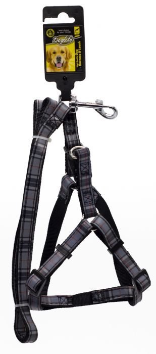 202481-Doglife Köpekler İçin Desenli Göğüs Tasması:+Gezdirme 1,5Cm