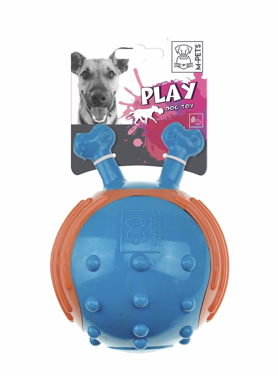 10629999 M-Pets Feelo Köpekler İçin Kauçuk Oyuncak Blue/Orange
