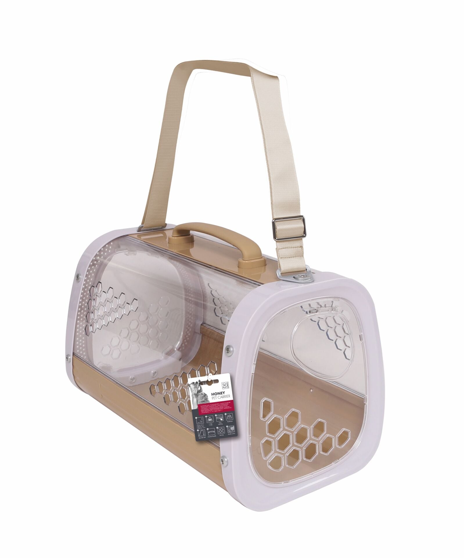 20400599 M-Pets Honey Kedi Ve Köpekler İçin Taşıma Çantası Coffee