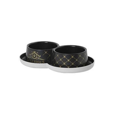 Moderna Trendy Luxury İkili Kedi Mama Kabı 2X350 Ml