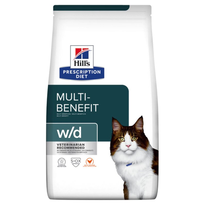 Hills Digestive Weight Managment W/D Benefit Kedi Diyabet Yönetimi 3 Kg SKT:08/26