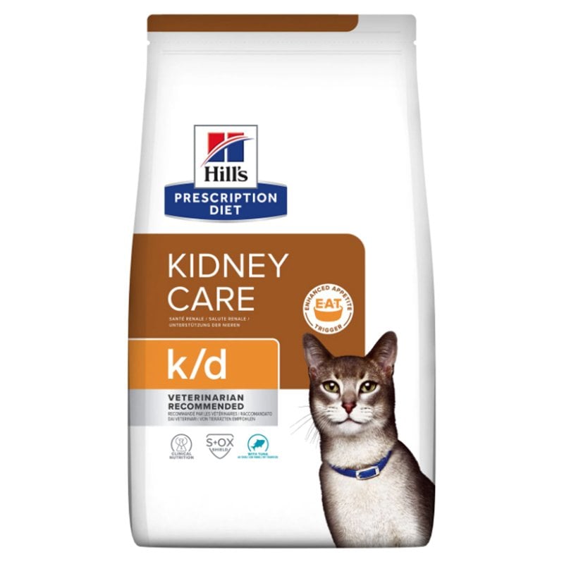 Hills Kidney Care K/D Tuna Balıklı Kedi Böbrek Bakımı 1.5 Kg skt:03/27