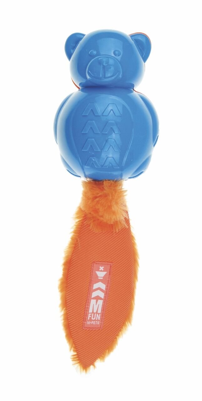 10631299 M-Pets On/Off Teddy Köpekler İçin Kauçuk Oyuncak Blue/Orange