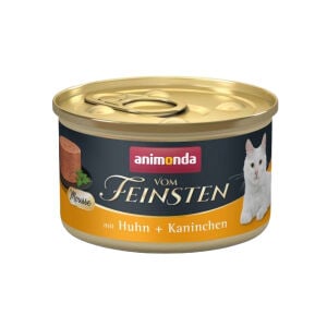 Animonda Vom Feinsten Tavuklu ve Tavşanlı Yetişkin Kedi Konservesi 85g Skt:11/27