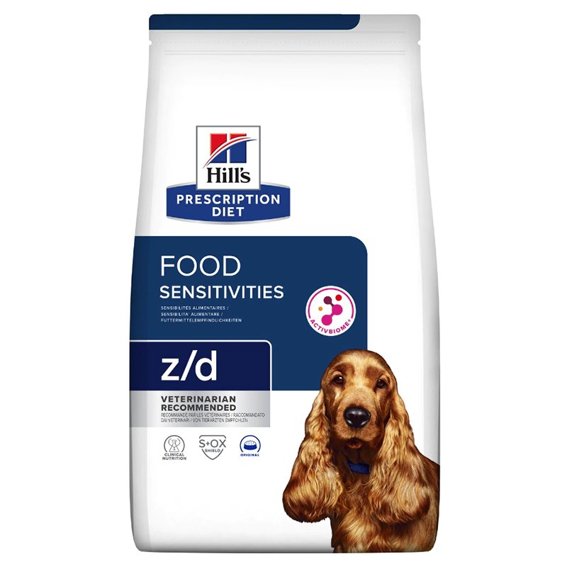 Hills Food Sensitivities Z/D Biome Köpek Gıda Hassasiyeti 3 Kg Ab+ SKT:08/27