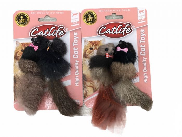 Catlife Kediler İçin Sevimli Fare 2Li