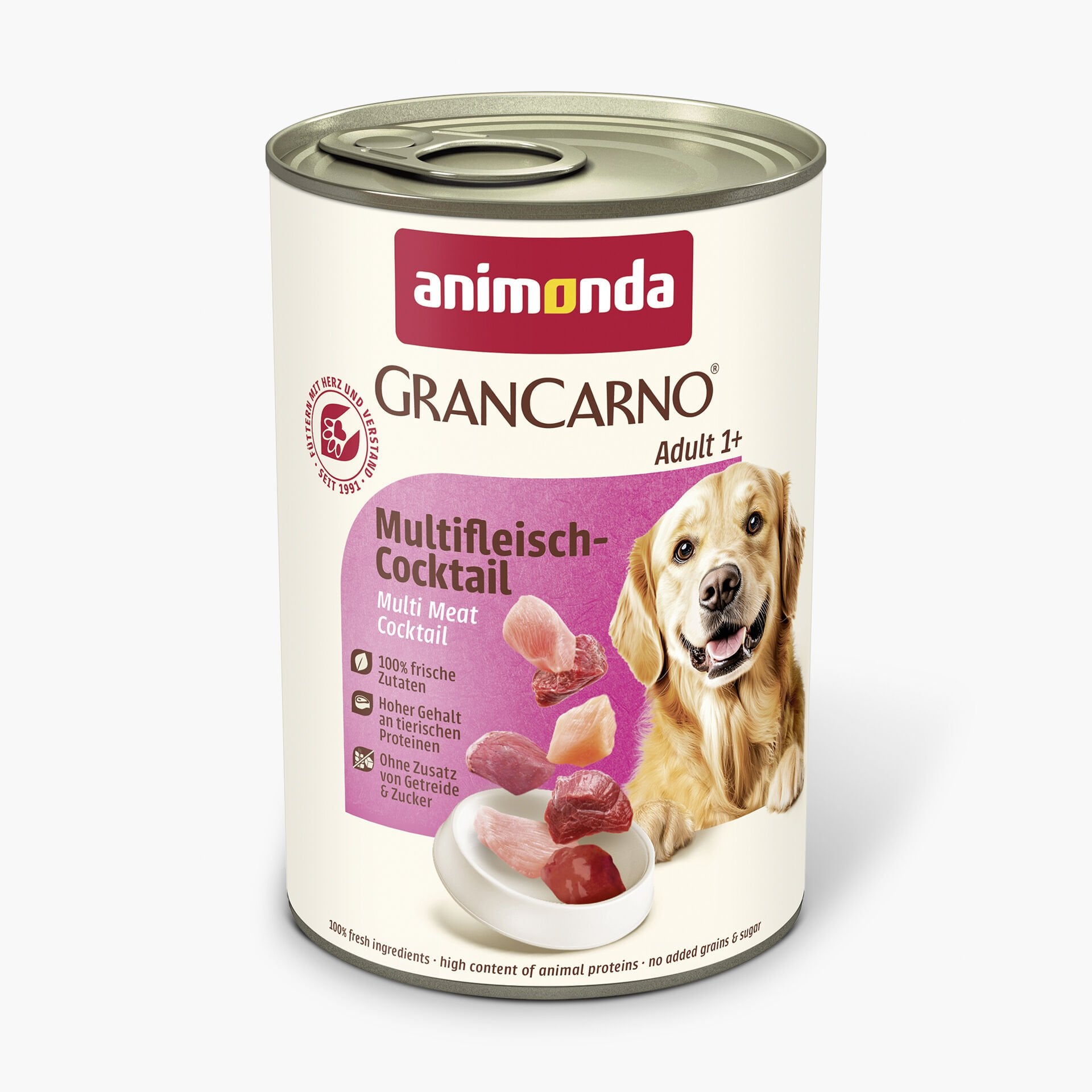 Animonda Gran Carno Karışık Etli Köpek Yaş Mama 6 Adet 400 Gr Skt:12/27