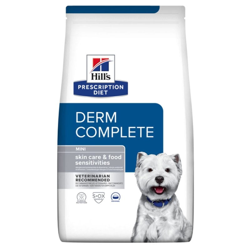 Hills Derm Complate Mini Köpek Yeme Hassasiyeti Ve Deri Bakıımı 1 Kg SKT:04/27