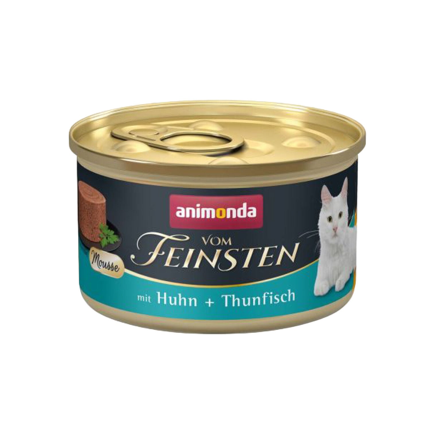 Animonda Vom Feinsten Tavuklu ve Ton Balıklı Yetişkin Kedi Konservesi 85g Skt:12/27