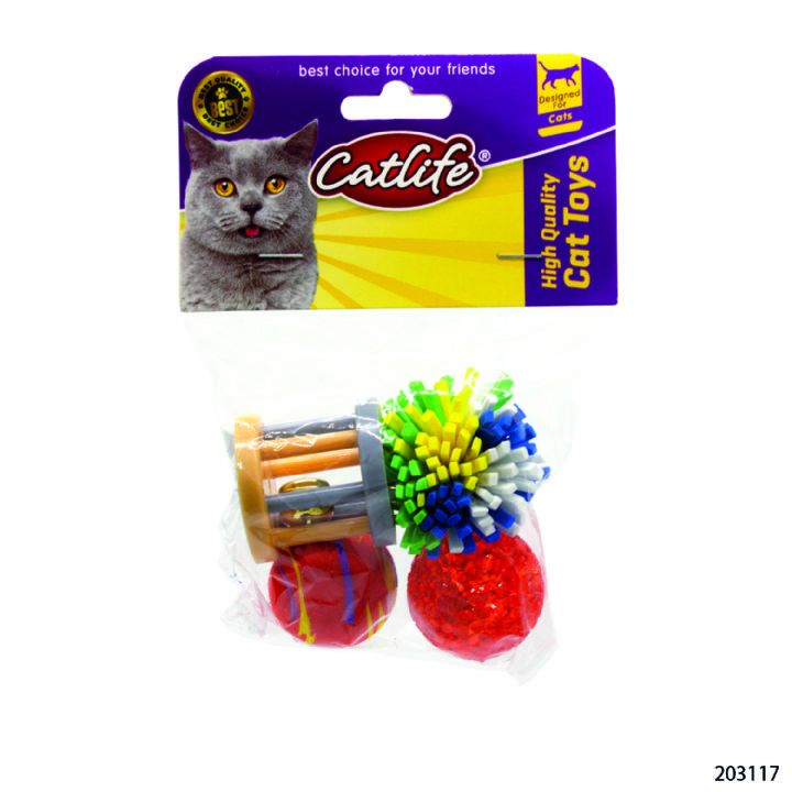 Catlife Zilli Kedi Oyuncağı 4Lü Paket