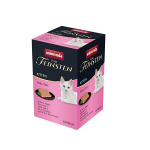 Animonda Vom Feinsten Karışık Etli Pate Yavru Kedi Konservesi 6x100g Skt:12/27