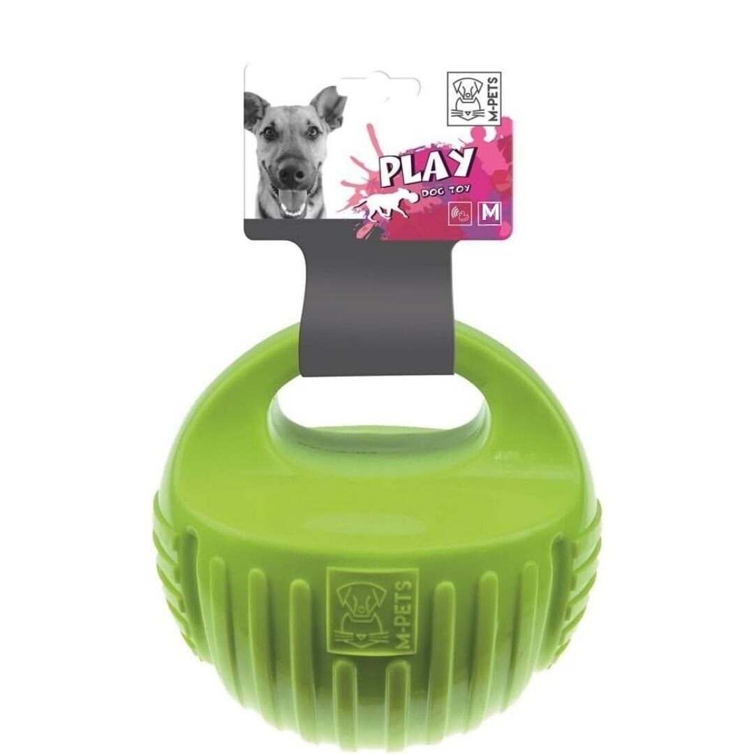 10629103 M-Pets Arco Ball Kauçuk Köpek Oyuncağı (M) Green