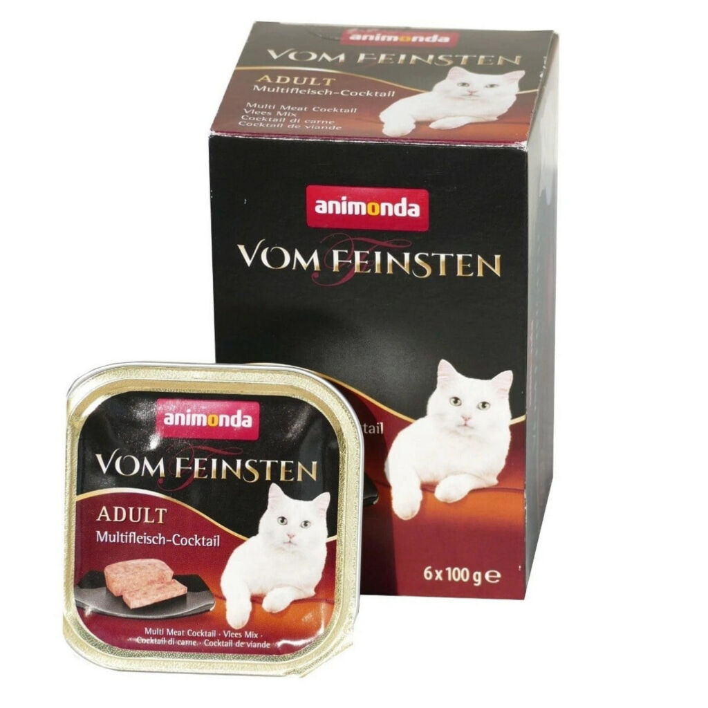 Animonda Vom Feinsten Karışık Etli Yetişkin Kedi Konservesi 6x100g Skt:02/28