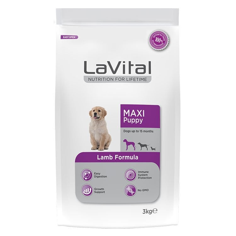 La Vital Maxi Puppy Kuzulu Yavru Köpek Maması 3 Kg Skt: 02/27