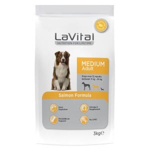 La Vital Medium Adult Somonlu Yetişkin Köpek Maması 3 Kg skt:02/26