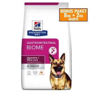Hills Gastrointestinal Biome Köpek Sindirim Bakımı 8+2 Kg Skt: 06/26