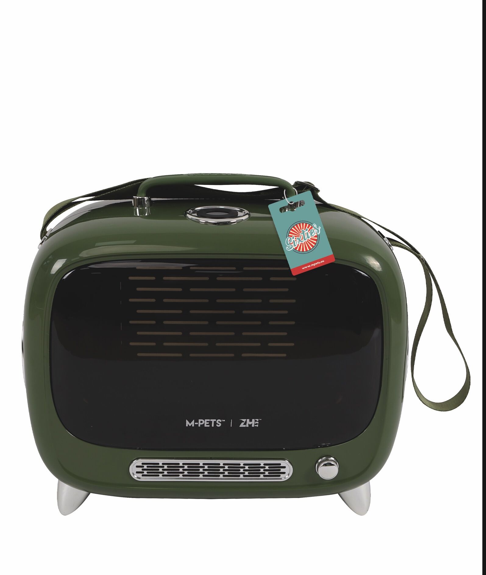 20401099 M-Pets Sıxtıes Tv Taşıma Çantası Green 44X26X38Cm