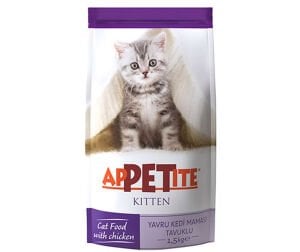 Appetite Tavuklu Yavru Kedi Maması 1.5 Kg Skt:10/25