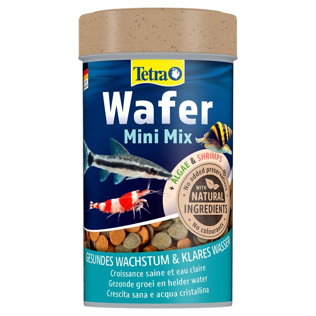 Tetra Wafermix Mini Ufak Taneli Dip Balık Yemi 100 ml skt:05/28