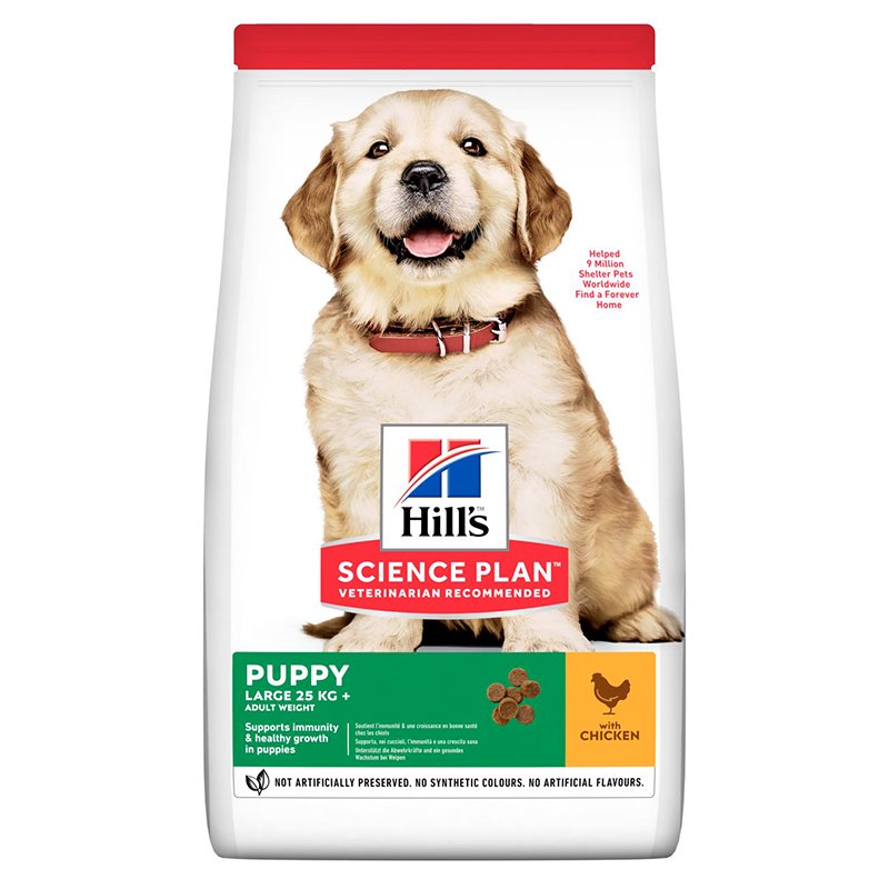 Hills Large Puppy Tavuklu Büyük Irk Yavru Köpek Maması 2.5 Kg Skt:11/24