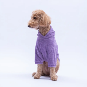 25756 Lila LuccaTeddy Büyük Irk Hoodie