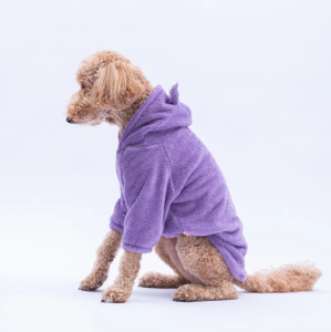 25756 Lila LuccaTeddy Büyük Irk Hoodie