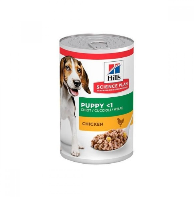 Hills Science Plan Tavuklu Yetişkin Yavru Yaş Maması 370gr*12 li skt: 07/27
