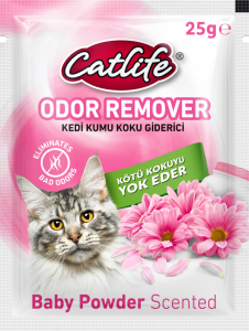 204055-Catlife Kedi Kumu Koku Giderici Bebek Pudralı 25Gr 15Li Paket