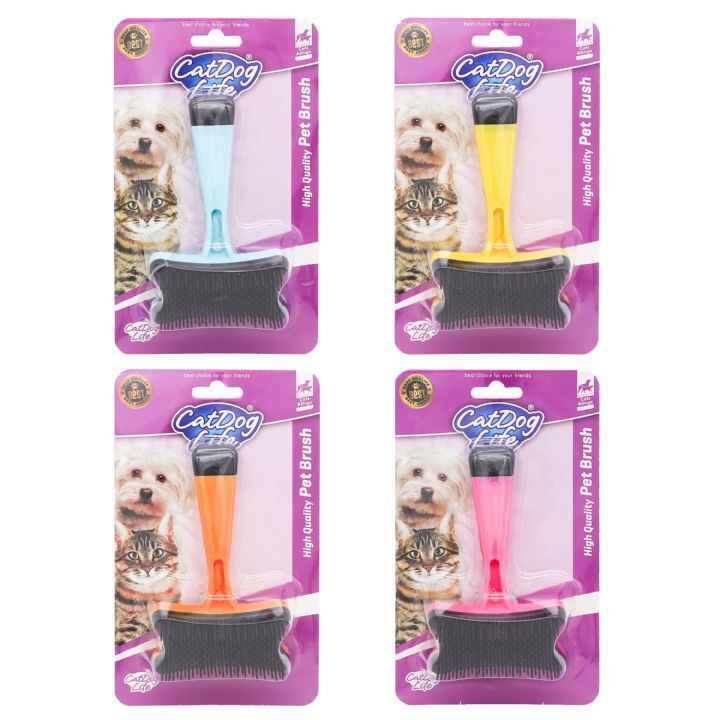201008-Cat/Doglife Plastik Uçlu Basmalı Tarak