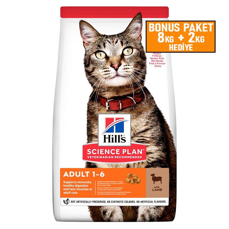 Hills Optimal Care Kuzulu Yetişkin Kedi Maması 8+2 Kg Skt:07/26