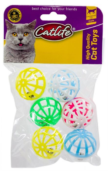 202467-Catlife Zilli Kedi Oyuncağı 6Lı Paket