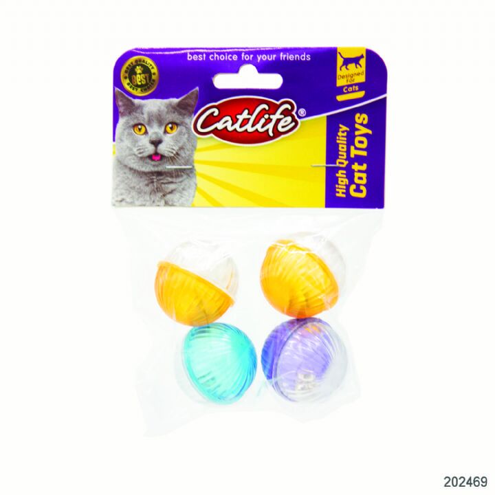 202469-Catlife Zilli Kedi Oyuncağı 4Lü Paket