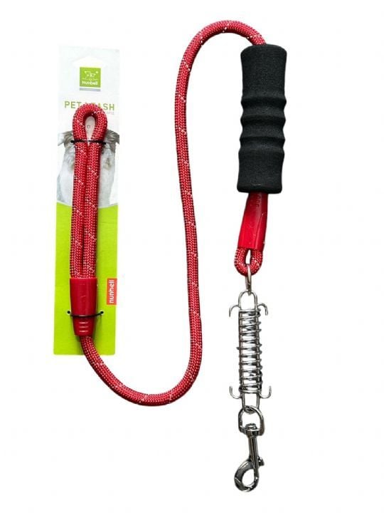  Nunbell Renkli Fitil Köpek Gezdirme Yaylı 12Mmx120Cm